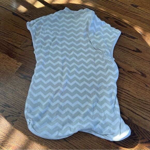 🍭4/$20 Chevron zip up sleeveless unisex toddler sleepsack - Large 18-24 months - Picture 1 of 8